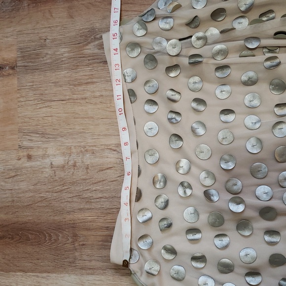RARE Anthropologie Eva Franco Tulle Polka Skirt, Beige, 12P - Picture 11 of 12